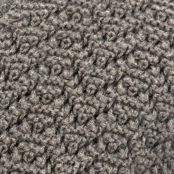 Vtg RXB Cardigan Women M Black Knit Top Textured Shell Buttons Hong Kong Flutter - Picture 6 of 7